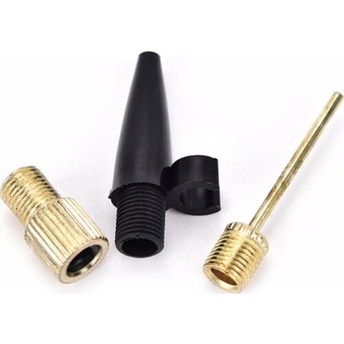 2020 New 3PCS/Pack New Bicycle Inflating Needle Pin Nozzle Footballs Basketball Soccers Ball air Pump Wholesale