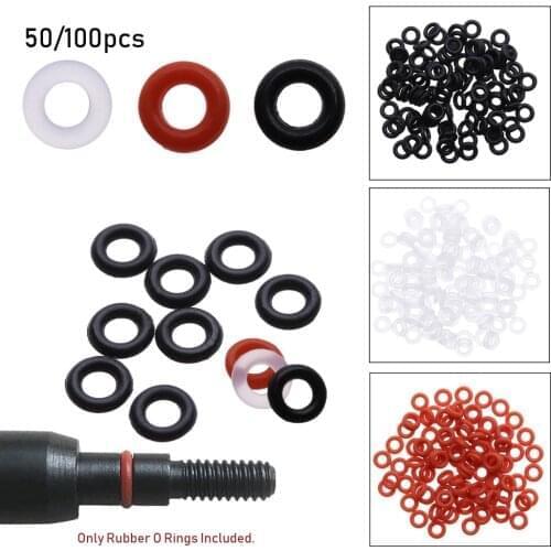 Hot sale 50/100Pcs Hunting Anti-Slip Rubber O Ring For Dart Shafts Arrow Tips Broadhead Replace Gasket Grip Washer Accessories
