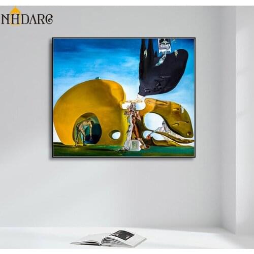 Salvador Dali Artist Classic Artwork Canvas Print Painting Poster Art Wall Pictures For Living Room Home Decor Free Shipping
