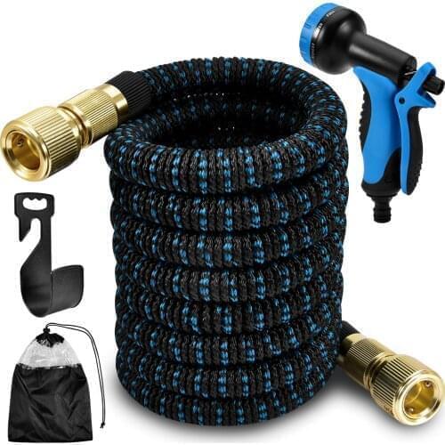 Expandable Garden Hose With 10 Function Spray Nozzle 25Ft-100Ft Flexible Water Hose Garden Watering Hose Car Washing Hose Pipe