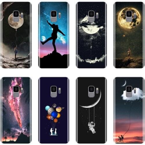 Back Cover For Samsung Galaxy Note 9 8 5 4 Star Moon Silicone Soft Case For Samsung Galaxy S8 S9 Plus S5 S6 S7 Edge Phone Case