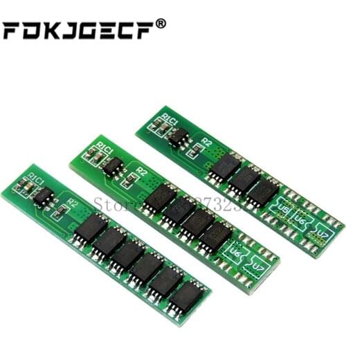 1S 7.5A 10A 15A 3.7V Li-ion 3 4 6MOS BMS PCM Battery Protection Board PCM for 18650 Lithium Lion Battery