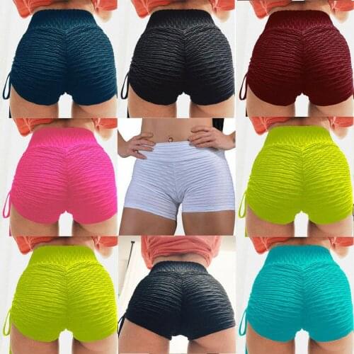 Women Yoga Shorts Causal Cotton Sides Adjusted Straps Sexy Solid Home Short Pants Females Fitness Shorts