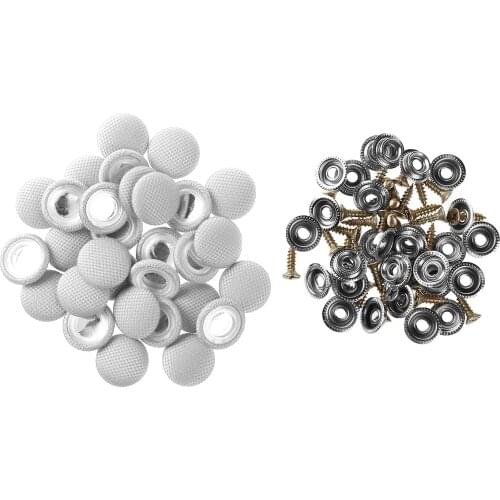 30Pcs Car Interior Ceiling Cloth Fixing Screw Cap Roof Repair Modification Nylon Fabric Buckle Universal Car Roof Buckles