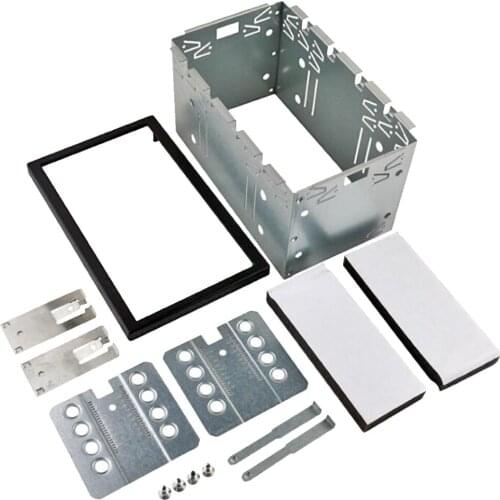 Car Stereo Radio 2Din Fascia Dash Panel Fascia Mounting Cage Trim Kits