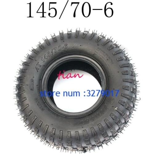 Hot Sale 6 Inch ATV Tubeless Tires 145/70-6 Fit for Four Wheel Vehcile 50cc 70cc 110cc Small ATV Front or Rear Wheels