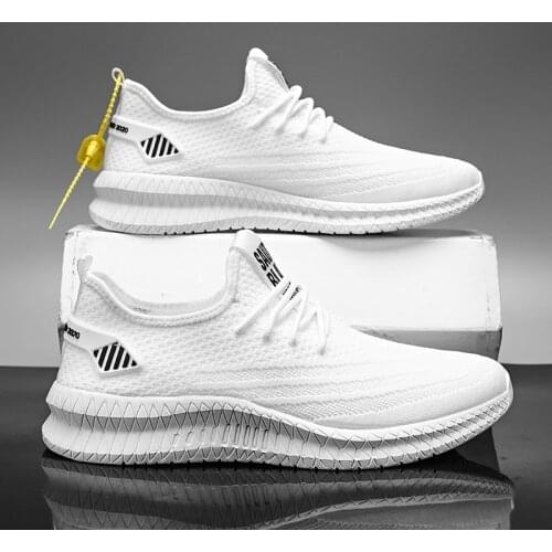 Designed 2021 Men Casual Shoes Breathable Mesh Sneakers Comfortable Walking Footwear Male Running Sport Shoes WIENJEE Summer New