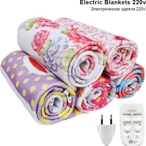 Electric Blanket 220V Automatic Electric Heating Thermostat Throw Blanket Double Body Warmer Bed Mattress Electric Heated Carpet