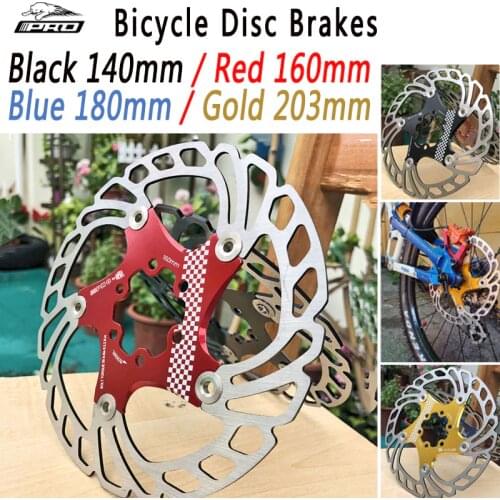 IIIPRO bicycle disc brake rotor DH ultra-light floating disc pad 140mm 160mm 180mm 203mm for MTB bicycle brake parts assembly