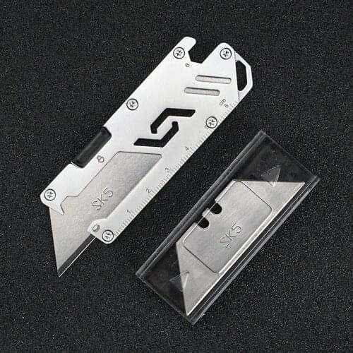 Mackwalker Stainless Steel Utility Push-pull Knife Paper Cutting Knives EDC Tool