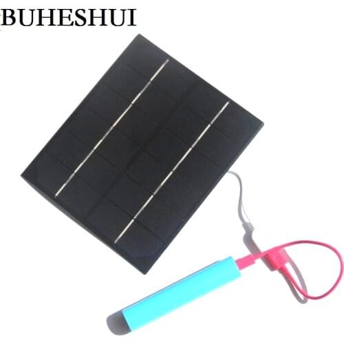BUHESHUI 6W 6V Solar Cell Solar Module Monocrystalline Solar Panel DIY Solar Charger For Mobile Power Bank/Led Light 200*170MM