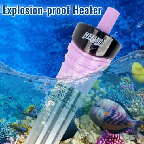 50-500W Fish Tank Heaters Aquarium Heater Automatic Constant Temperature Heating Rod Save Power Heater Aquarium Accessories