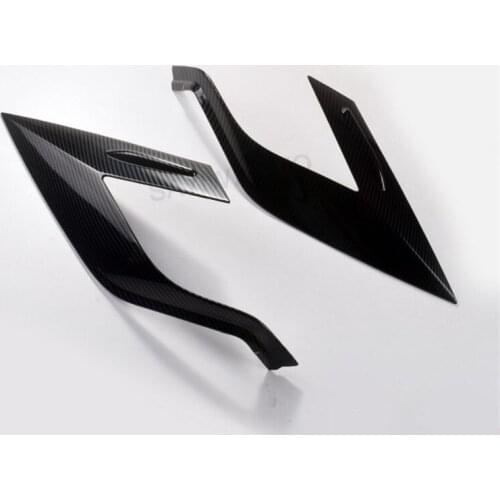 For Toyota RAV 4 RAV4 2018 2019 ABS Carbon fiber accessories plated Rear Light Lamp Cover Trim Tail Light Cover