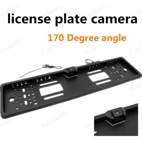 New! 170 Degree car License Plate Frame camera Rear View Camera Parking reversing camera with 16LED light