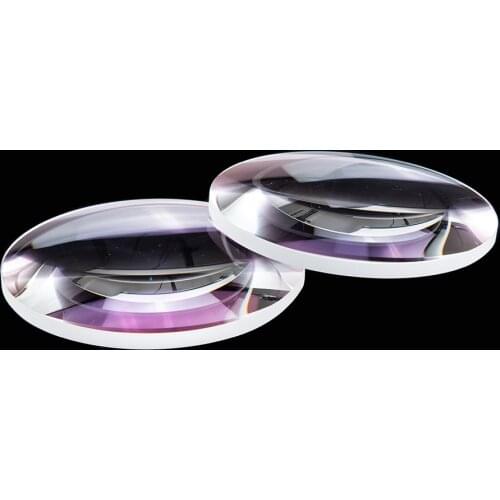 Optical Objective Lens D131F700 Dual Separation Blue Film D131F1200 Green Film Astronomical Telescope DIY Accessories