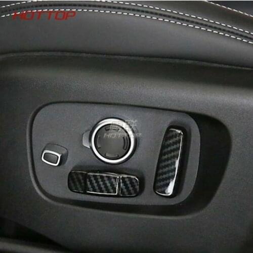 FIT For Range Rover Velar 2017 2018 Car ABS Chrome Seat Adjustment Button Cover TrimCar Accessories