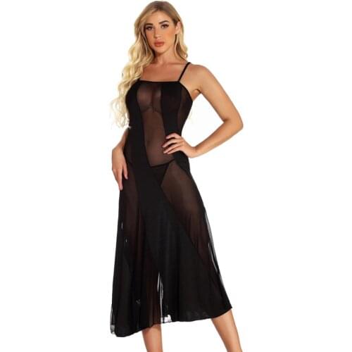 S M L XL XXL 3XL 4XL 5XL 6XL Plus Size Women Sexy Lingerie Hot Erotic Underwear Baby doll Transparent Porno Long Dress