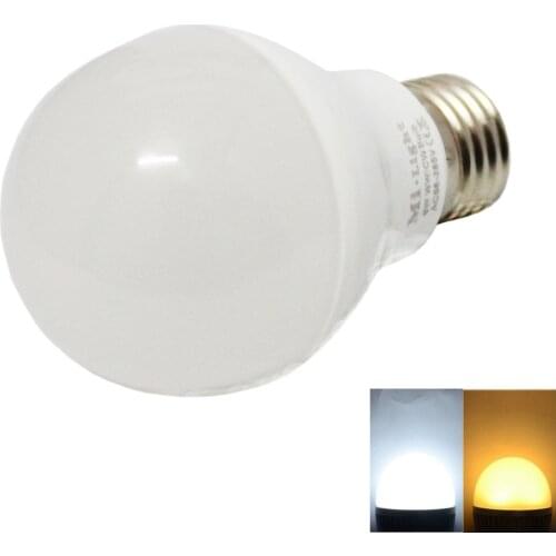 LED Bulb Light LED E27 6W 9W 2.4G 85-265V 110V 220V 2.4G Dimmable SMD 5730 Led Color Temperature Adjustable Bulb