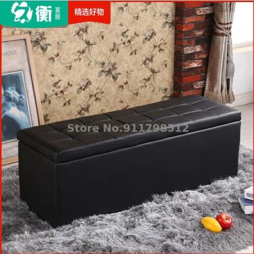 Storage stool without backrest Long Clothing Store Womens Clothing Store Bench Home Bedroom Resting Area Vertical Rectangular