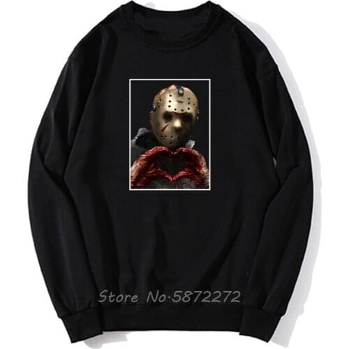 Jason Voorhees Friday 13Th F R I E N D S Killer Horror 4671 Big Tall Hoodie Anime Men Pollover Sweatshirt Hoodies Streetwear