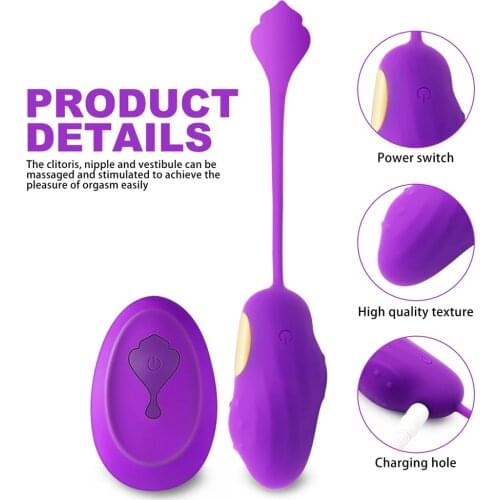 Wireless Vibrator Adult Toys For women USB Rechargeable G Spot Magic Wand Sex Toy For Woman Clitoris Stimulate Sex Products