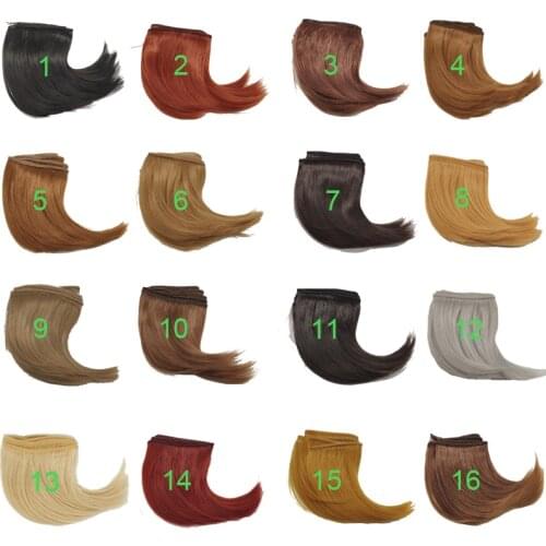 1PCS New Arrival Doll Wig Hair Short BJD Hair 10CM DIY Doll Hair For Wig