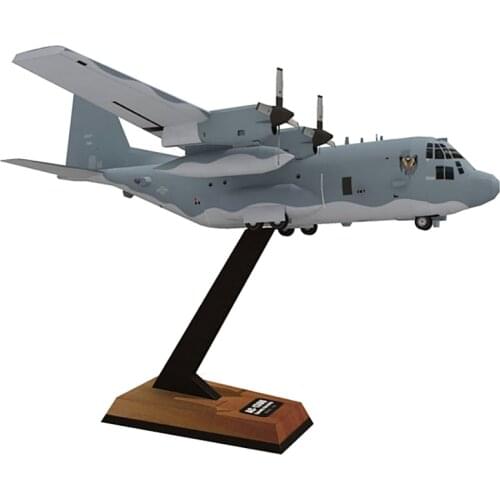 High Quality AC130 Ghost Aerial Gunship Aircraft Paper Model Military Fighter Paper Model
