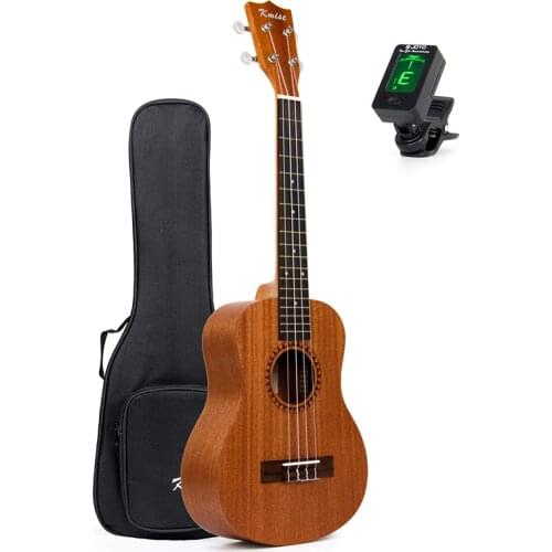 Kmise Tenor Ukulele 26 inch 18 Frets Sapele Ukelele Uke 4 String Hawaii Guitar with Gig Bag Tuner