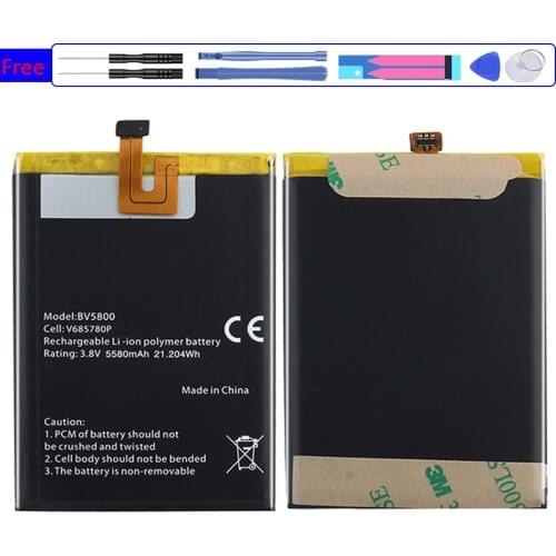 Battery 5580MAH For Blackview BV5800 / BV5800 Pro BV5800Pro Bateria