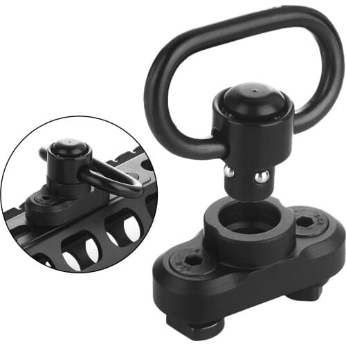 Aluminum QD Sling Swivel Adapter Quick Detach for M-LOK Interface Black