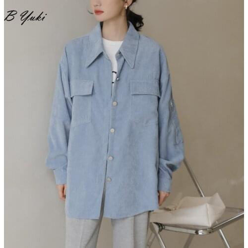 Bless YuKi Women's Corduroy Shirts