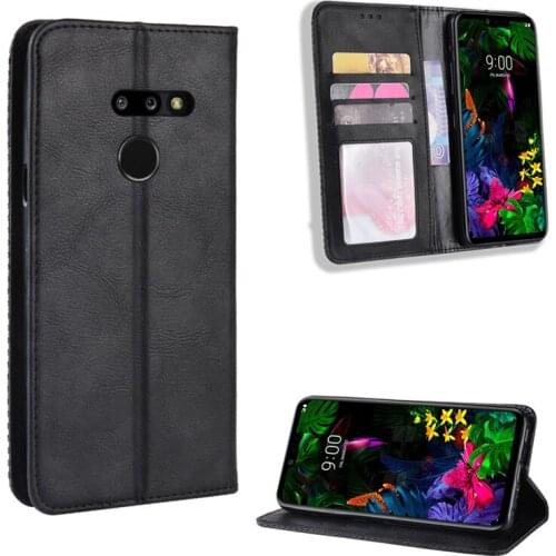 Flip Cover For LG G8 Case Wallet Card Stand Magnetic Cover For LG G8 ThinQ Phone Cases