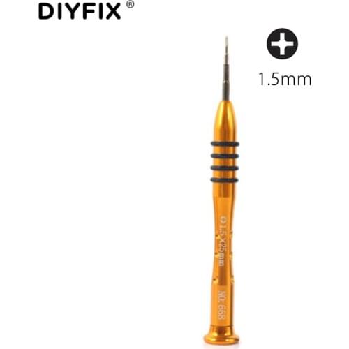 DIYFIX 1.5mm Cross Head Phillips Precision Screwdriver for Mobile Phone DIY Repair Opening Tool