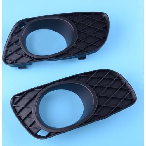 DWCX 1 Pair Car Front Right Fog Light Lamp Cover Trim Frame Fit for Smart Fortwo 451 2007 2008 2009 2010 2011 2012 2013 2014
