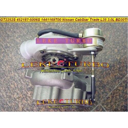 GT2252S 452187 709693-0001 14411-69T00 452187-5006S 452187-0006 Turbo For Nissan Light Truck CabStar Trade M100 L35 BD30TI 3.0L