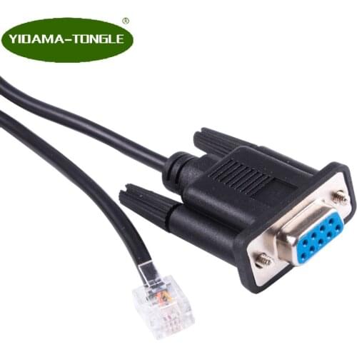 DB9 to rj11 rj12 rj45 lan network cable 6p4c 6p6c 8p8c rs232 serial console cable for sevo drive leadshine stepper communication