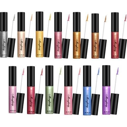 Eyes Makeup Glitter & Shimmer Liquid Pearly Shining Cream For Eyeliner Make Up Eyeliner Glitters Dual-use Eye Makeup Tools