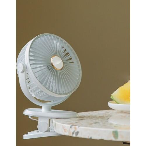 Mini Clip Fan Portable Usb Rechargeable Wireless Fan 2000mAh Battery Desktop Mini-Fan For Home Clamp Air Cooling Fan Office