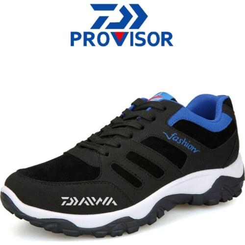 2021 New Daiwa Running Sports Fishing Shoes Mens Casual Shoes Wear-resistant Board Shoes Outdoor Breathable Mens Fishing Shoes