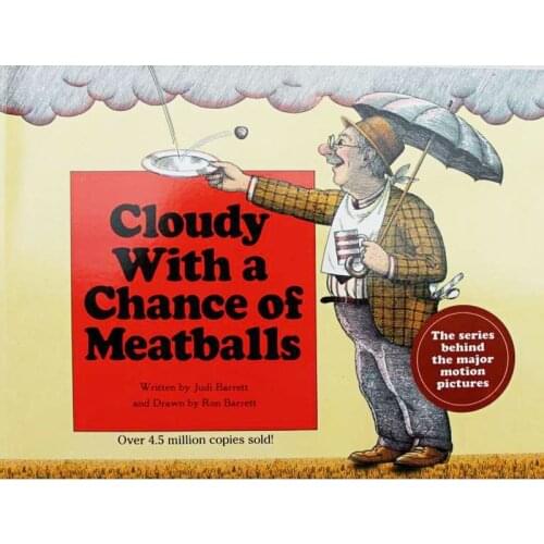 Cloudy With a Chance of Meatballs Educational English Picture Book Learning Card Story Book For Baby Kids Children Gifts