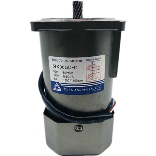5ik90gu-c/5ik90gu-s 90W Single-phase/three-phase Brake Motor AC Motor Permanent Magnet Synchronous Motor Control Motor Vertical