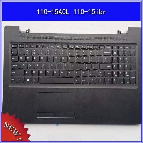 Laptop Palmrest Upper Cover For Lenovo 110-15ACL 110-15ibr C Shell with keyboard
