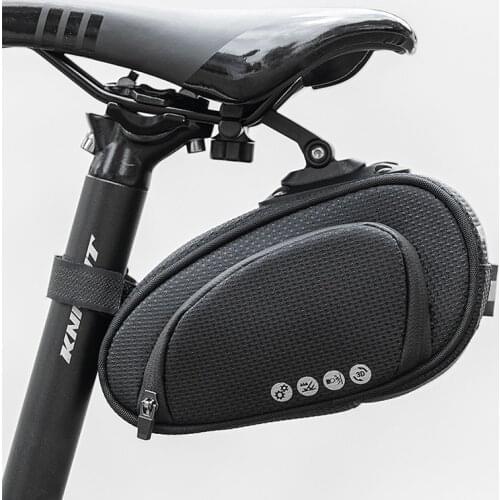 ROCKBROS Bicycle Bag Waterproof Feflective Riding Cushion Saddle Bag MTB Road Bike Cycling Storage Panniers Bags 2021 Latest