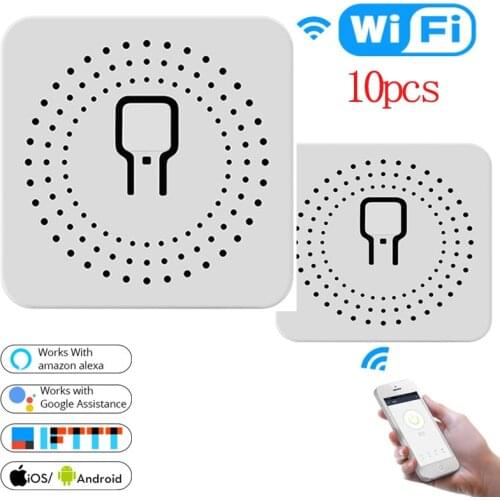 5/10pcs Wifi DIY Smart Wireless Remote Switch For XiaoMi Domotica Light Controller Module For Alexa Google Home Smart House