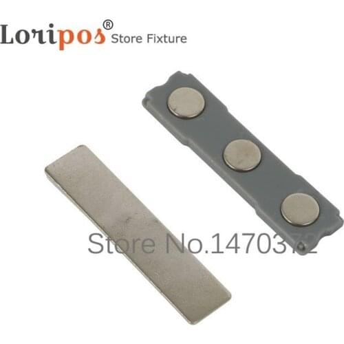 10pcs magnet name badge Metallic Metal Strong Magnetic Badge Fastener Holder Card Name ID Tag