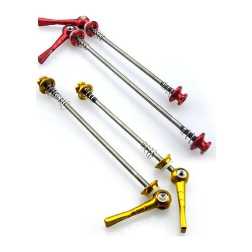 48g 2pcs Titanium Axle Skewer CNC Bicycle Quick Release Road MTB Bike Cycling Wheel Hub Skewers Set Quick-release Skewer Lever