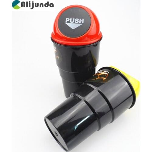Alijunda Car Trash Can Garbage Dust For Mercedes-Benz A B C E S G M ML GLK CL CLK CLS E GL R SL SLK SLS-class AMG TPMS Smart