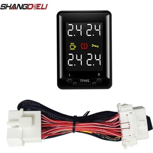 Car Tire Pressure Monitor System No Sensor Warning TPMS for Toyota Corolla Highlader for RAV4 Sienna
