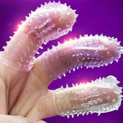 Corona Finger Cover Masturbator Clitoris G-spot Massager Adult Sex Products Silicone TPR Sex toys for Woman Couple No Vibrator