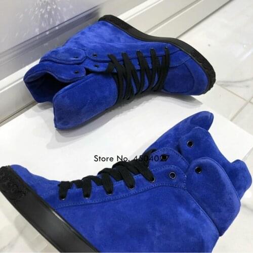 Spring Autumn Short Boots Flat Platform Lace Up Ladies Womens Shoes New Wedge Suede Ankle Boots Female